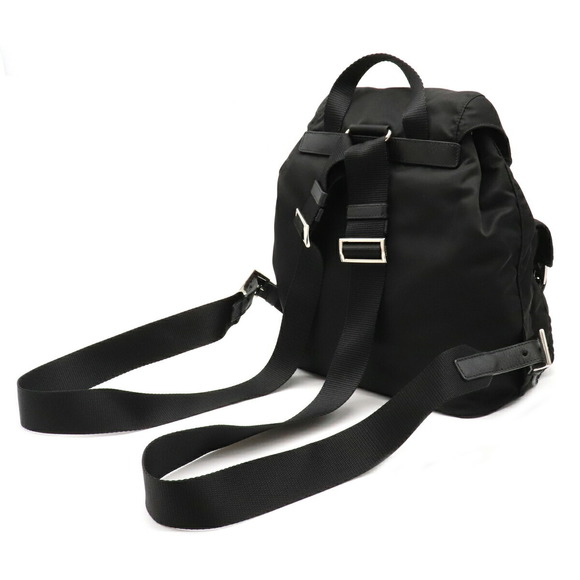 Prada Rucksack Nylon Nero Leather Black - Picture 1 of 8